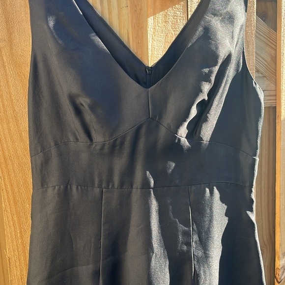 Black BEBE Midi Dress size medium size 6 light weight dress - Picture 2 of 6